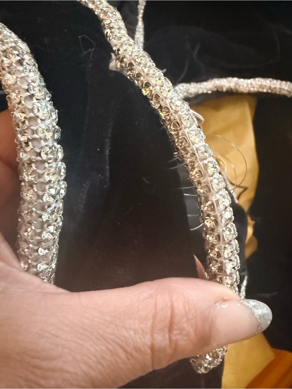 PatBO Black Long Sleeve Dress with Silver Accents - Picture 9 of 10